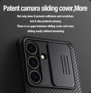 Nillkin CamShield PRO Magnetic Kryt pre Samsung Galaxy S24, Čierny