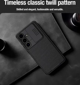 Nillkin CamShield PRO Magnetic Kryt pre Samsung Galaxy S24, Čierny