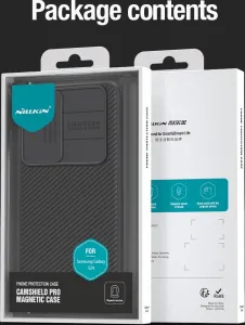 Nillkin CamShield PRO Magnetic Kryt pre Samsung Galaxy S24, Čierny