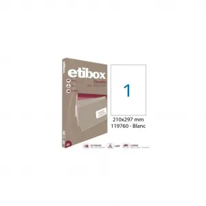 Agipa Etikety univerzálne 210x297mm Etibox A4 100 hárkov