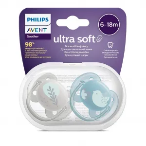 Avent Ultra Soft Cumlík Premium Zvieratá 6-18m 2 ks