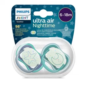 Avent Ultra Air Nočný cumlík chlapec 6-18 m