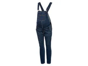 esmara® Dámske tehotenské nohavice na traky „Skinny fit“ (42, tmavomodrá)