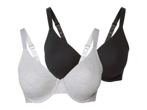 esmara® Dámska podprsenka Xxl, 2 kusy