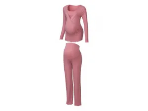 esmara® Tehotenské pyžamo (S (36/38), bledoružová)