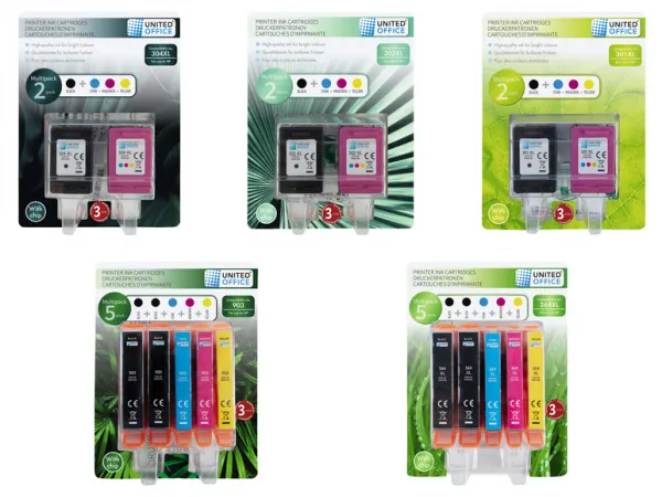 United Office® Náplne do tlačiarne HP Multipack