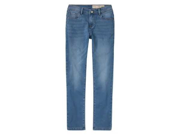 pepperts!® Chlapčenské teplákové rifle „Skinny Fit“ (146, modrá)