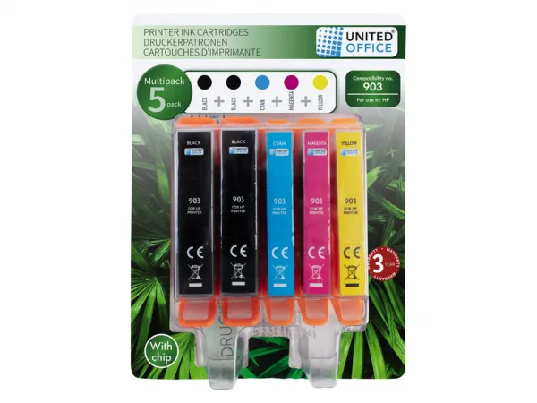 United Office® Náplne do tlačiarne HP Multipack