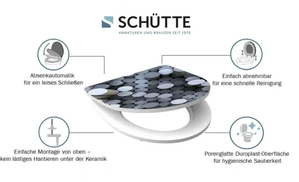Schütte ROUND DIPS | Duroplast HG, Duroplast, Soft Close