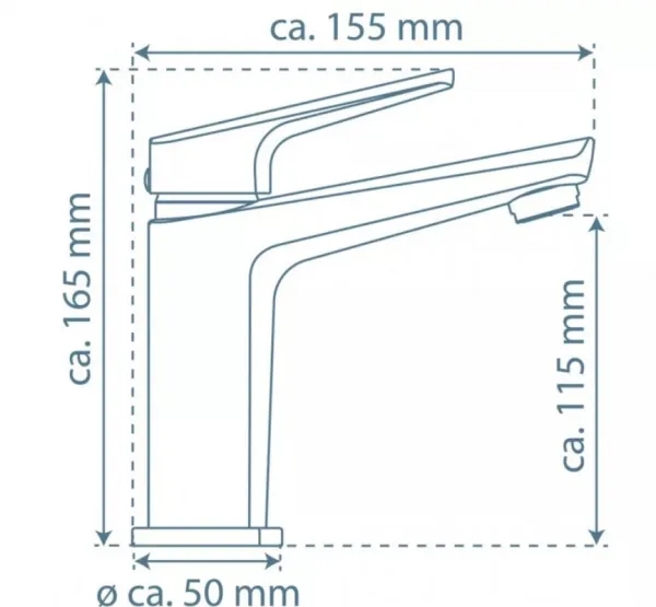 Schütte Umyvadlová baterie RAVEN ( 34016 ) Čierna matná