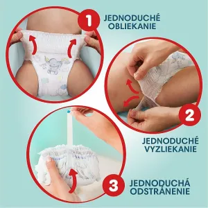 Pampers Premium Care Plienkové Nohavičky Veľkosť 3, 48 Plienok, 6kg-11kg