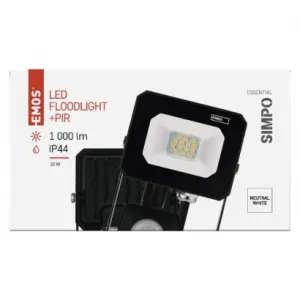 EMOS LED reflektor SIMPO s pohybovým čidlom 10 W neutrálna biela