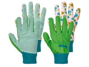 Parkside® Záhradné rukavice, 2 páry (8, tyrkysová/zelená)