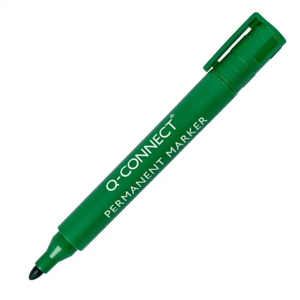 Q-Connect permanentný popisovač1,5-3 mm zelený QC001773
