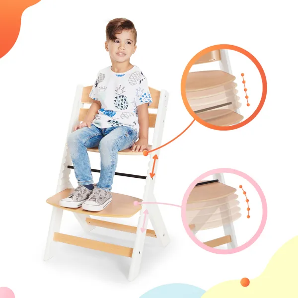 Stolička Kinderkraft Enock Farba: White