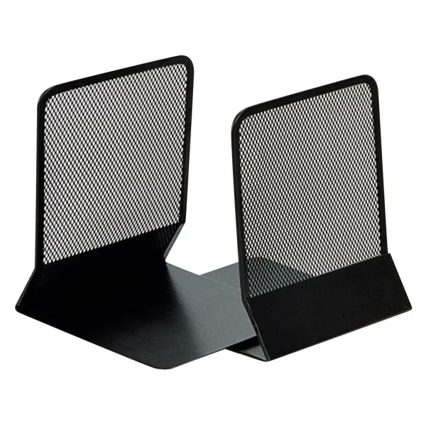 Q-CONNECT Drôtená zarážka na knihy a zakladače 130x155x165mm čierna 2ks