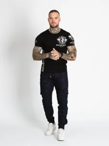 Pánske maskáčové joggery CIPO & BAXX CD690 CAMOUFLAGE-BLUE Farba: Modrá, Konfekčná veľkosť: W30/L32