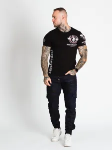Pánske maskáčové joggery CIPO & BAXX CD690 CAMOUFLAGE-BLUE Farba: Modrá, Konfekčná veľkosť: W30/L32