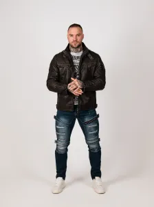 Pánska bunda CIPO & BAXX CM223 GREY Farba: Sivá, Konfekčná veľkosť: M