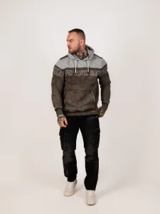 Pánska mikina CIPO & BAXX CL428 GREY-KHAKI Farba: Khaki, Konfekčná veľkosť: M