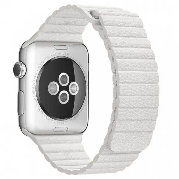 Innocent Leather Loop Band Apple Watch 44/45/46/49mm - White