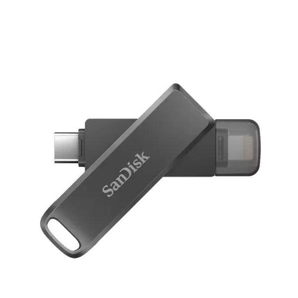 SanDisk Flash disk 128 GB iXpand Luxe, USB-C + Lightning