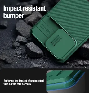 Nillkin CamShield PRO Magnetický Kryt pre iPhone 15 Pro Max, Čierny