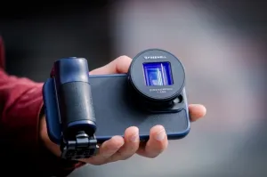 Blue Anamorphic Lens 1.55x Freewell for Galaxy and Sherp
