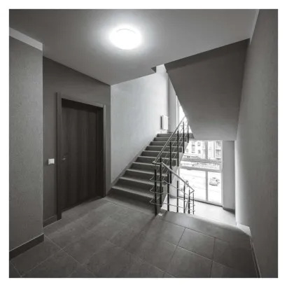 EMOS LED prisadené svietidlo FIONI, kruhové biele 24W neutrálna b., IP44