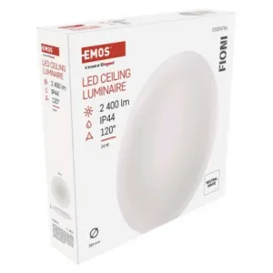 EMOS LED prisadené svietidlo FIONI, kruhové biele 24W neutrálna b., IP44