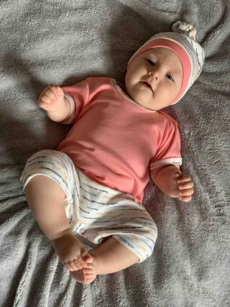 Dojčenská bavlnená čiapočka New Baby Summertime dievča 68 (4-6m)