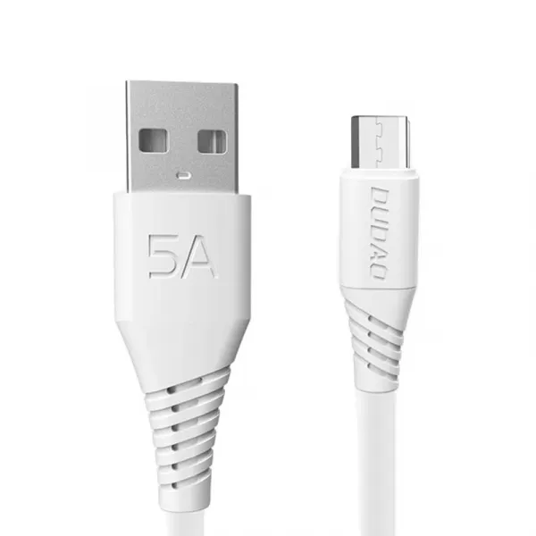 Kábel USB na Micro USB Dudao L2M 5A 1m (biely) 039455