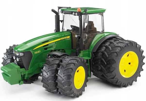 Bruder 03052 Traktor John Deere Twin Wheels