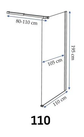 REA WALK-IN AERO 110 transparent