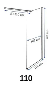 REA WALK-IN AERO 110 transparent