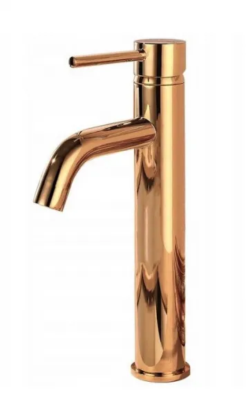 REA LUNGO HIGH ROSE GOLD umývadlová stojaca batéria