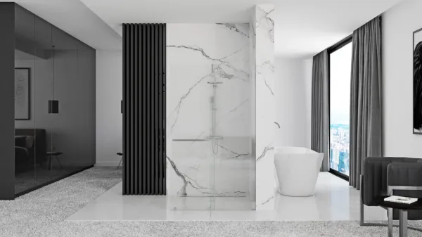 REA WALK-IN CORTIS 120 transparent