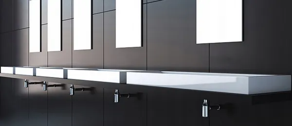 REA Umývadlo na dosku konglomerátové Goya 60 cm - biele