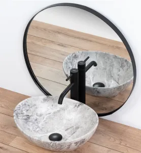 REA SOFIA STONE 41x35 pultové umývadlo