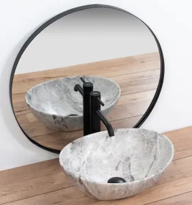 REA SOFIA STONE 41x35 pultové umývadlo