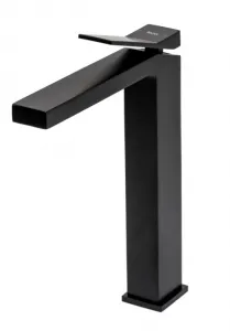REA DUET BLACK HIGH umývadlová stojaca batéria