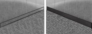MEXEN sprchový žľab NEREZ WALL 800 BLACK