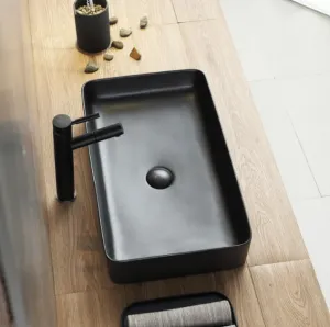 REA Umývadlo na dosku matné Denis - čierne