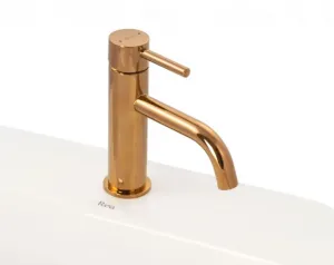 REA LUNGO ROSE GOLD umývadlová stojaca batéria