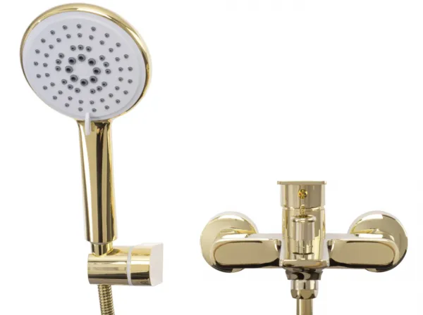 REA MAYSON LIGHT GOLD vaňová nástenná batéria