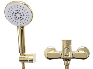 REA MAYSON LIGHT GOLD vaňová nástenná batéria