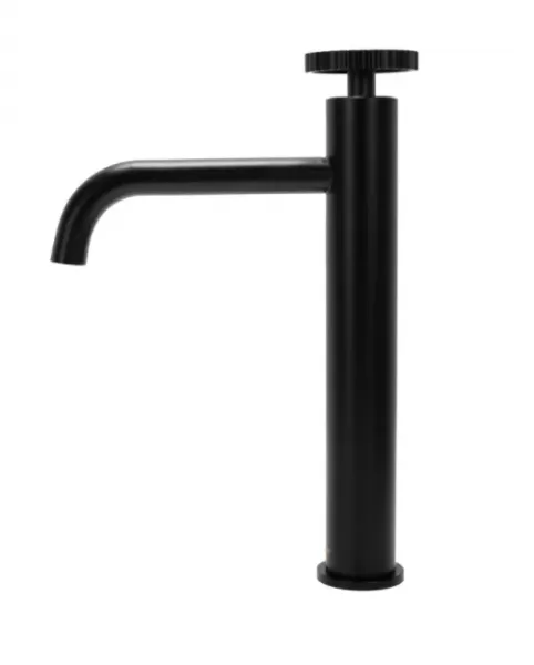 REA VERTIGO HIGH BLACK umývadlová stojaca batéria
