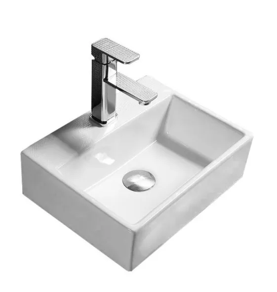 Keramické umývadlo na dosku MEXEN MINI  40x30 cm biele