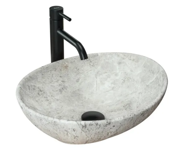 REA SOFIA LIGHT STONE 41x35 pultové umývadlo