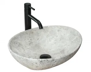 REA SOFIA LIGHT STONE 41x35 pultové umývadlo